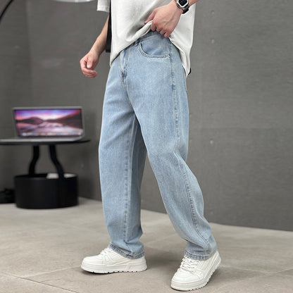 Men's Jeans - Relaxed Fit - Mid Rise - Straight Leg - Casual 5-Pocket Style