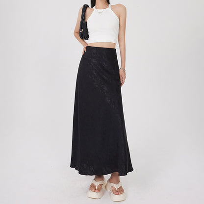 Women’s Maxi Skirt - High Waist - Flowy Lightweight Fabric - Elegant Ankle Length