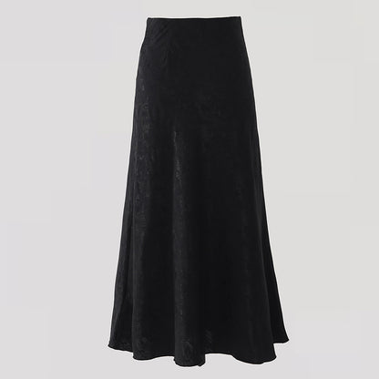 Women’s Maxi Skirt - High Waist - Flowy Lightweight Fabric - Elegant Ankle Length