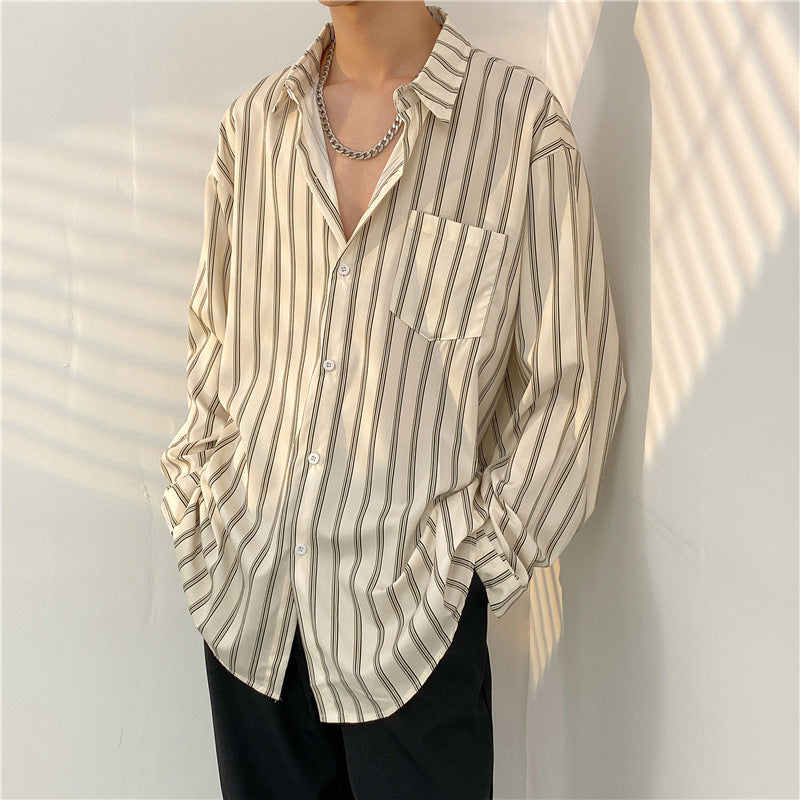 Men’s Button-Up Shirt - Relaxed Fit - Long Sleeve - Whimsical Duck Print